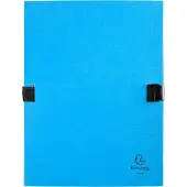 Exacompta documentenmap NCLIP, DIN A4, blauw