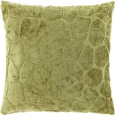Unique living kussen elina 45x45cm moss green