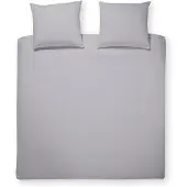 Papillon Dekbedovertrek Mendoza Waffle - grijs 200x200/220cm