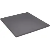 Cinderella Topper Hoeslaken Katoen Satijn - anthracite 90x200cm