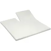 Cinderella Split Topper Hoeslaken Ivory (Satijn)-180 x 210 cm