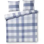 Papillon Dekbedovertrek Perth - navy 240x200/220cm