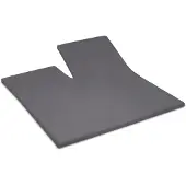 Cinderella Split Topper Hoeslaken Anthracite (Satijn)-180 x 210 cm