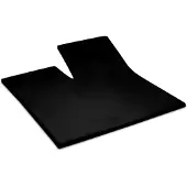 Cinderella Splittopper Single Split Hoeslaken Katoen Satijn - black 160x200cm