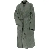 Linnick Pure Badjas Velours - olive green - XL