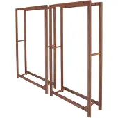 Fancy flames - Houtopslag set roest L - 2 stuks