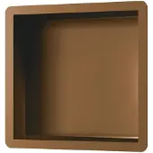 Brauer Copper Edition inbouwnis 30x30cm koper geborsteld