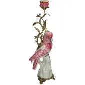 HD Living Kandelaar Bird Pink 10 x 15,5 x 42 cm