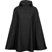 Ralka Regenponcho Senior - Sizzle - Zwart - L/XL