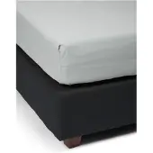 Essenza Hoeslaken Minte Grey (Satijn)-90 x 210 cm