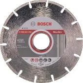 Bosch Accesorios - Diamantdoorslijpschijf Standard for Marble 115 x 22,23 x 2,2 x 3 mm