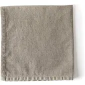 Dutch rose Linen Servetten katoen en linnen - 45x45cm - beige