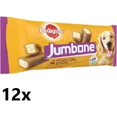 Pedigree 12x - Jumbone Medium Kip & Lam - Hondensnacks - 180 g