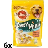 Pedigree 6x - Tasty Minis Cheesy Bites Kaas & Rund - Hondensnacks - 140 g