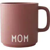 Design Letters lievelingsbeker met oor 25 cl Ash rose