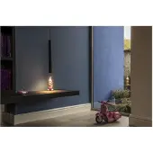 SLV Zwarte pendel hanglamp Helia 4cm