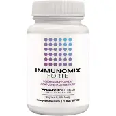 Pharmanutrics Immunomix Forte 30 V-caps⎮Ondersteunt uw immuunsysteem⎮Bètaglucaan - lactoferrine - L-glutathion - selenium - quercetine - vitamine C - vitamine D - zink