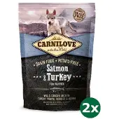 Carnilove 2x1,5 kg salmon / turkey puppies hondenvoer