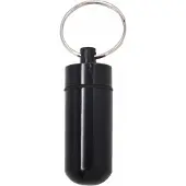 ABC-led Sleutelhanger met opbergdoosje - Waterdicht - Zwart