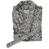 Linnick Flanel Fleece Badjas Snake - naturel - M