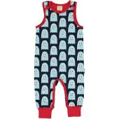Maxomorra Playsuit SPOOKY GHOST 62/68