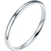 LGT JWLS LGT Jewels smalle stalen ring Zilverkleurig 2mm-18mm