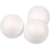 Packlinq Ballen. Wit. D 10 Cm. 25 Stuk/ 1 Doos