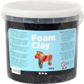 Packlinq Foam Clay. Zwart. 560 Gr/ 1 Emmer