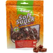Braaaf 10x Hondensnack Blokjes Rund Steak Met Vis 85 Gr