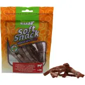 Braaaf 10x Hondensnack Reepjes Rundvlees Met Vis 85 Gr
