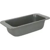 La Cucina Rechthoekige bakvorm/cakevorm met anti-aanbak laag zwart 25 x 11 cm