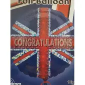 Anagram Folie ballon Engelse vlag gevuld met helium