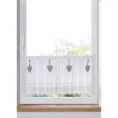 Bonprix Valletje van biologisch katoen met harten maat h/b: 60/120 cm