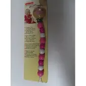 Heimess - Fopspeenketting - Roze - Hout