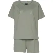 Kangaroos Korte pyjama olijfgroen