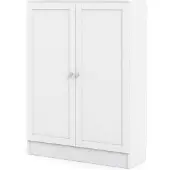 Hioshop Base wandkast 2 deuren wit.