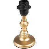 Clayre & Eef Lampenvoet Ø 10x20 cm Goudkleurig Hout Lampvoet Goudkleurig Lampvoet