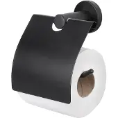 Differnz Wc-rolhouder | (Wandmontage, RVS, Zwart)