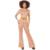 Vegaoo Chique jaren 70 kostuum voor vrouwen - Verkleedkleding - Medium