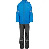 Ralka Regenpak Waterdicht & Ademend - Junior - Reflectie - Blauw - 164