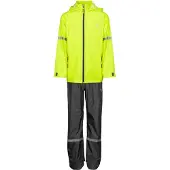 Ralka Regenpak Waterdicht & Ademend - Junior - Reflectie - Fluorgeel - 152