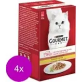Gourmet 4x - Mon Petit Gevogelte - Kattenvoer Natvoer - 6x50g