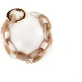Sophie Armband Model Chance beige acryl schakels