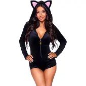 Leg avenue Black Velvet Kitty Cat
