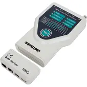 Intellinet 5-in-1 UTP/STP-kabeltester Grijs