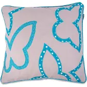 In the Mood KUSSEN - CONTOUR BUTTERFLY 50X50 KZL-AQUA