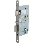 Nemef 699 Paniekdeurslot | zelfvergrendelend | DM60mm | PC72mm | krukgat 8mm | voorplaat RVS 24x235mm afgerond | zamac vernikkelde dag- en nachtschoot | DR 3 - 9069935001