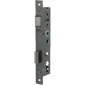 Nemef 9670 E Paniekdeurslot | DM35mm | PC92mm | doorgaande krukgat 8mm | voorplaat RVS 24x245mm rechthoekig | zamac vernikkelde dag- en nachtschoot | DR 1+3/2+4 - 9967307001