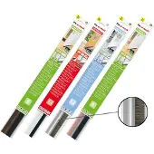 Fix-o-moll - Deurborstel Premium Zelfklevend - 1m - Aluminium - Deurborstels