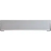 Hardbrass Tochtklep rechthoek 340x75mm - RVS